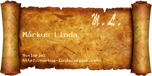 Márkus Linda névjegykártya